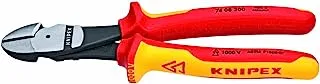 KNIPEX - 74 08 200 US Tools - High Leverage Diagonal Cutters, 1000V Insulated (7408200US)