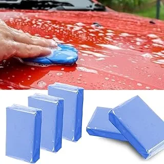 Car Clay Bar 5 Pack 500g, Premium Grade Clay Bars Auto Detailing Magic Clay Bar Kit with Towel Clay Bar Cleaner with Washing and Adsorption Capacity for Car Wash Car Detailing Clean,RV,Glass Cleaning