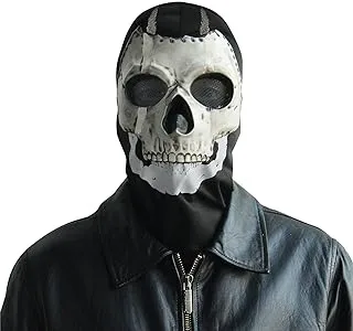 CrosCentury Call of Duty Ghost Mask Skull Full Face Mask MW2 Cosplay Costume Mask for Sport Halloween Cosplay