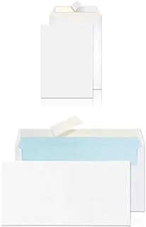 MARKQ A4 White Envelopes 324 x 229 mm 50PC + White Envelopes 4” x 9