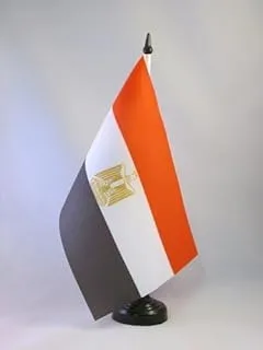 BPA® Egypt Table Flag 21 x 14 cm – Small Egyptian Office Flags 14 x 21 cm