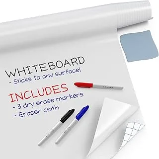 BPA® Large Whiteboard Wall Sticker Roll - 17.3