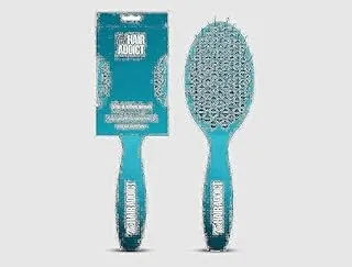 The Slip & Glide Brush - Flexible Detangling Hair Brush | Painlessly Detangle Knots | No Breakage or Split Ends | Perfect for Curly, Thick, Wet & Dry Hair | Long No-Knot Bristles | Mesh Massage Comb