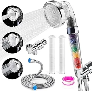 Filtered Shower Head, 3 Settings Shower Heads with Handheld Spray, High Pressure Shower Head with Hose 79