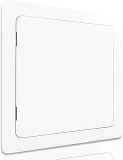 Morvat Access Panel 12x12 Inch for Drywall & Ceiling with Door, Heavy-Duty Durable ABS Plastic & Easy Install Access Box, Wall Hole Cover Plate for Plumbing & Electrical Cables & Wiring, White