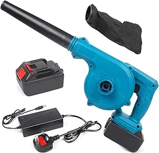 Ponicozy Leaf Blower, Cordless Leaf Blower with Battery & Charger, 2-in-1 Electric Leaf Blower & Vacuum