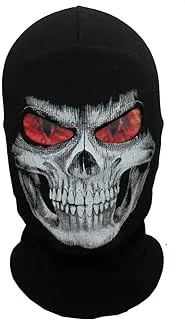 wtactful Thick Scary Skeleton Skull Ghost Death Halloween Balaclava Face Mask for Cosplay Costume