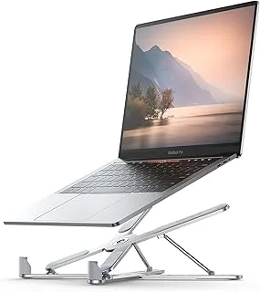 Adjustable Laptop Stand, Lamicall Laptop Riser - Portable Foldable Ergonomic Ventilated Computer Notebook Stand Holder Elevator for Desk, for MacBook Air Pro, Dell XPS, HP, Lenovo, 10