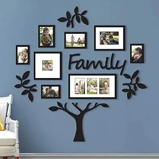 Family Tree Wall Decor Picture Frames Collage 3D DIY Acrylic Wall Decor Family Photo for Wall Tree Decal, for Living Room Bedroom New House Gifts (35