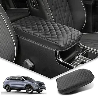 BIBIBO for 2023 Kia Sorento Center Console Armrest Cover,Armrest Cushion for 2021 2022 2023 Sorento Console Lid,Car Arm Rest Pad Seat Box Cover Protector,Sorento Interior Accessories Armrest Protector