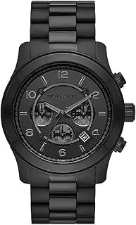 Michael Kors Oversized Runway Chronograph Quartz Black Dial Men's Watch MK9073