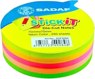 Sadaf Balloon Shape Sticky Notes 250 Sheets, 70 mm x 70 mm Size