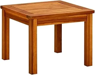 BPA® Solid Acacia Wood Garden Coffee Table Outdoor Patio Terrance Backyard Furniture Wooden Durable Porch End Side Tea Couch Table