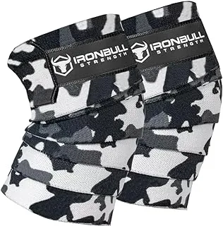 Iron Bull Strength Knee Wraps (1 Pair) - 80