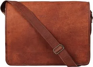 Rustic Town 13-15 inch Vintage Crossbody Genuine Leather Laptop Messenger Bag