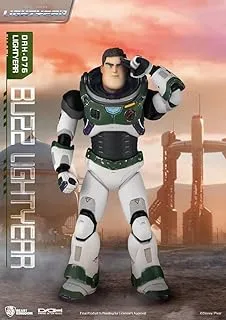 Beast Kingdom Disney Buzz Lightyear Alpha Suit Dynamic 8Ction Heroes Figure, Multicolor