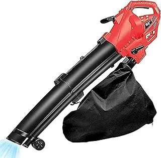 HYLAN 3000W Corded Electric Garden Leaf Blower and vacuum cleaner,6 Meters Wire High Powered Leaf Blower Garden Shredder Handheld Multi-Purpose Use