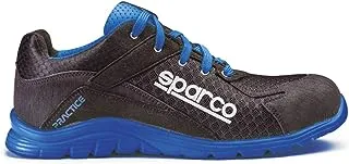 Sparco Practice S1p للجنسين Sparco أحذية أمان خفيفة الوزن ممارسة S1P Keke أسود/أخضر مقاس أوروبي 38