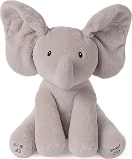 COOLBABY Peek-a-Boo Elephant Animated Talking Singing Stuffed Plush Elephant Stuffed Doll Toys Kids Gift