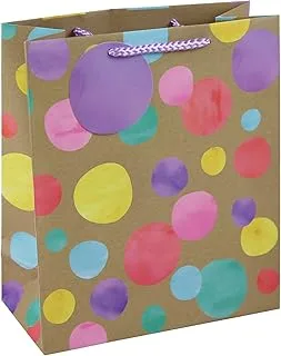 Eurowrap TCF Spots Medium Bag - Unisex Gift Bag - Party Favor Bag - Birthday Gift Bag