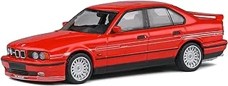 سوليدو S4310402 1:43 1994 Alpina B10 (E34) - سيارة BMW مصغرة قابلة للتجميع باللون الأحمر، متعددة