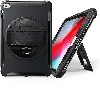 AWH Rugged Case for iPad 10.2 inch, Shockproof, Impact Resistant Cover, iPad Rugged Case with Kickstand, Full Body Protective Cover for kids, Drop Protection, Black.