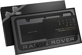 Black License Plate Frame for Range Rover