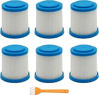 Lemige 6 Packs VPF20 Replacement Filters for Black and Decker Smartech Pet Lithium 2-in-1 Cordless Stick Vacuum