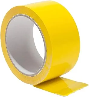 2 Pcs Bright Yellow Tape (2 Inch Width x 60 Yards Length) Bright Yellow Color BOPP/Packing/Marking High Strength Adhesive Tape For Packing Parcels, Boxes, Cartons, Postage, Arts And Crafts - 2 Count