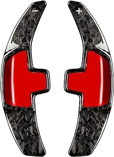 Genuine Carbon Fiber Paddle Shifter Extension for Mercedes Benz, T-carbon Steering Wheel Paddle Shifter Fits for Mercedes-Benz A/B/C/E/S Class CLA/CLS/GLC/GLE/GLS/G Series 2016-2022