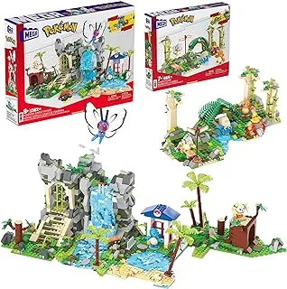 MEGA Pokémon Ultimate Jungle Expedition building set with 1362 pieces connect with other worlds