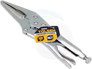 LOCKING PLIER CLAMP LONG NOSE 230mm, 9