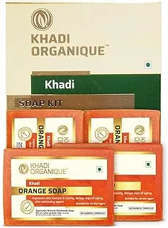 KHADI ORGANIQUE ORANGE SOAP PACK OF 4 (500GM)