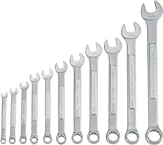 مجموعة مفاتيح الربط كرافتسمان، SAE، لوحة مرتفعة، 11 قطعة (CMMT87018)