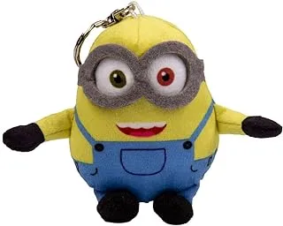 Fizz Creations Licensed Minions Talking Plush Keyring, Yellow, Yellow, One Size, Modern