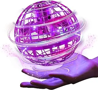 Hand Controlled Flying Ball Toy - Purple