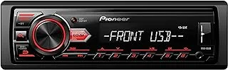 Pioneer MVH-85UB Digital Media Car Stereo Receiver, USB, Auxiliary, MP3 Playback, Mixtrax, Media App Control, Siri Eyes Free Compatible