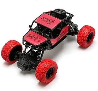 mytoys 2.4G RC Car Waterproof Remote Control Tractor 1:18 Rapid Off Road Racing Truck For All Surfaces indoor and outdoor (Red)