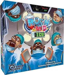 Artipia Games Artipiagames Rush M.D.: ICU Expansion Cooperative Board Game, Worker Placement, Strategy, Ages 14+, 1-4 Players, 30-45 Mins