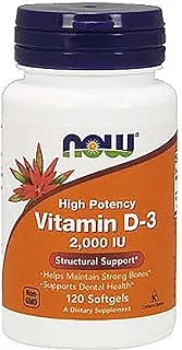 Now Foods Vitamin D3 2000iu 120 Softgels