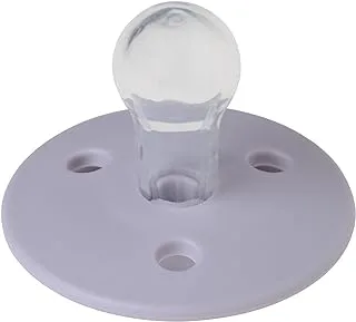 Mininor - Round Pacifier Silicone 6M - Lilac Flower