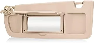 Beige Driver Left Side Sun Visor Replacement Compatible with 2006 2007 2008 2009 2010 2011 Honda Civic EX LX Sedan SI Coupe Replace 83280-SNA-A01ZA