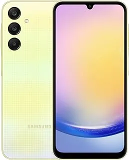 Samsung Galaxy A25 5G, Android Smartphone, Dual SIM Mobile Phone, 8GB RAM, 256GB Storage, Yellow (UAE Version)