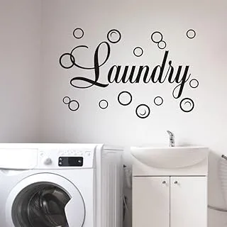 BPA® Laundry Room Decal Quote Bubble Stciker Laundry Signs Wall Lettering Vinyl Art Sticker Décor