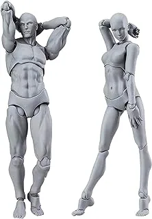 Artists Manikin Blockhead Jointed Mannequin Drawing Figures,Figure Model for Sketching, Painting, Drawing, Artist Male+Female Set