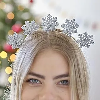 Headband - Silver Snowflake - Metal