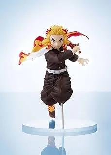 Good Smile Demon Slayer Kimetsu No Yaiba Kyojuro Rengoku Conofig Figure, 13 cm Size, Multicolor