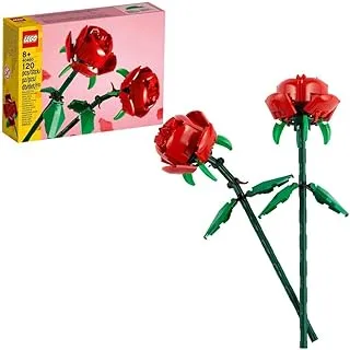 مجموعة ألعاب مكعبات البناء LEGO® Icons Roses 40460؛ مجموعة الزهور النباتية (120 قطعة)