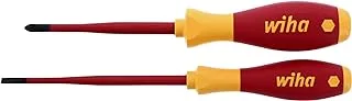 Wiha 32189 Insulated Screwdrivers Slim No.2 and 4.5, 2-Piece Set