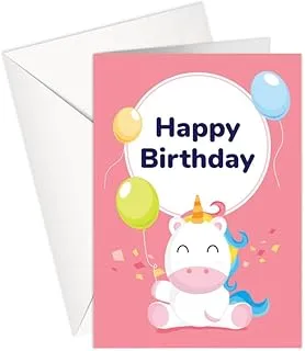 Greeting Card - Birthday | HAPPY BIRTHDAY | Unicorn | P210 | SharetheLove (Classic A5)